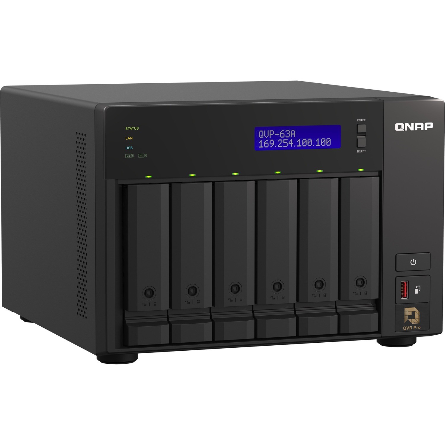 QNAP QVR Pro QVP-63A 36 Channel Wired Video Surveillance Station