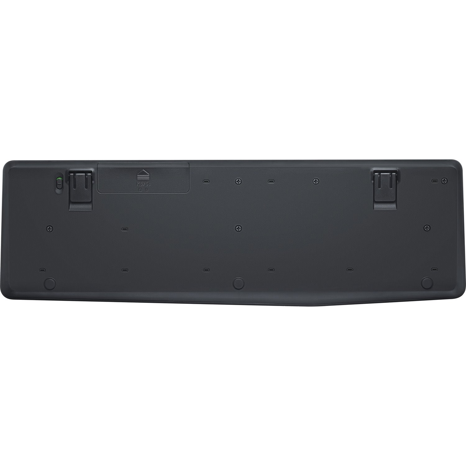 Logitech K375s Keyboard - Wireless Connectivity - USB Interface - Black, Charcoal
