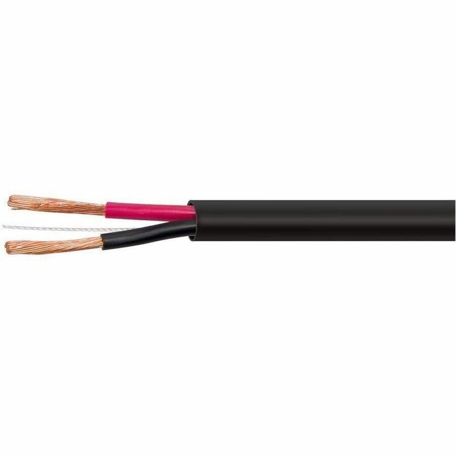 Monoprice Speaker Wire, CMP Rated, 2-Conductor, 12Awg, 1000FT, Black