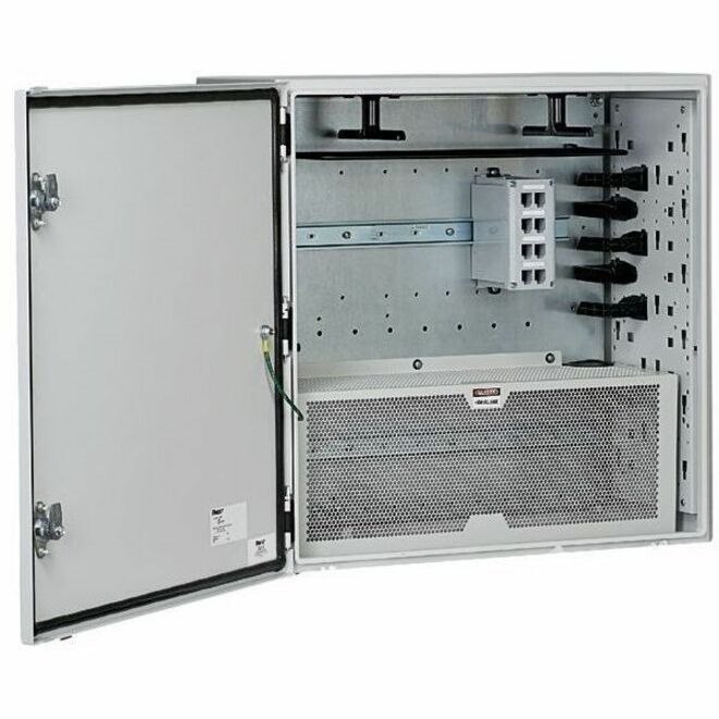 Panduit Industrial Network Zone Enclosure, 24" x 24" , 316 SS, 1 Switch