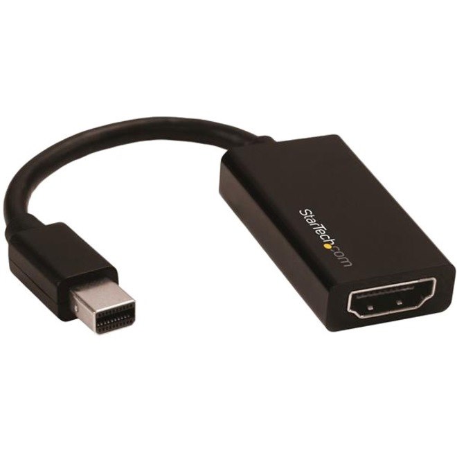 StarTech.com Mini DisplayPort to HDMI Adapter, Active Mini DP 1.4 to HDMI 2.0 Video Converter for Monitor/Display, 4K 60Hz, mDP to HDMI