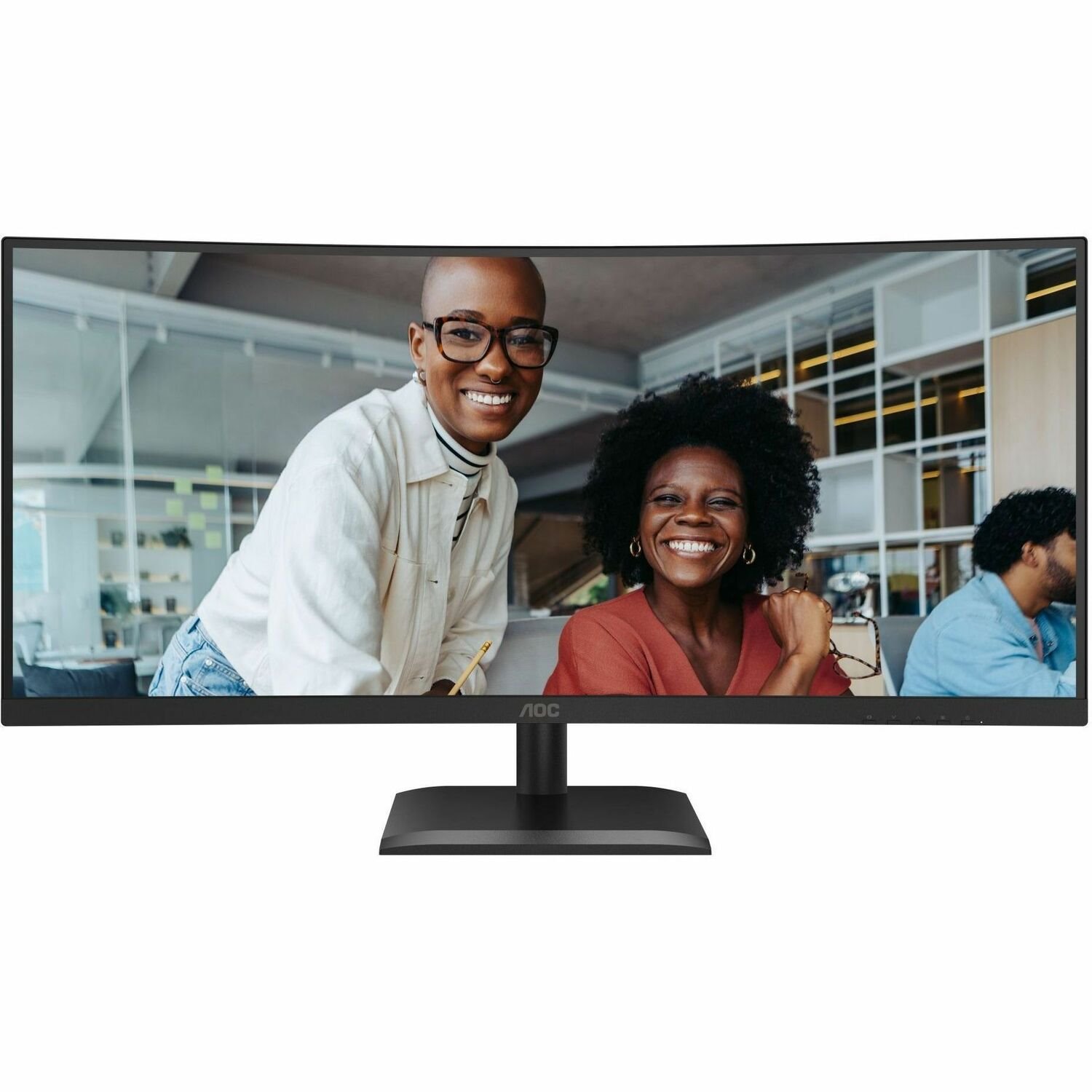 AOC CU34E4CV 34" Class UW-QHD LCD Monitor - 21:9 - Black