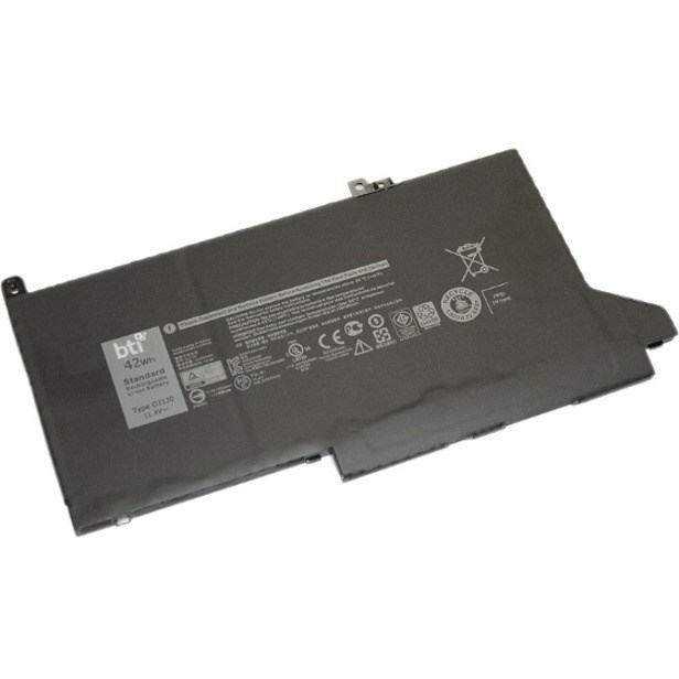 BTI DJ1J0-BTI 11.4V 42WHR LI-ION BATTERY 0DJ1J0, C27RW, 0NF0H, DJ1J0, 451-BBZL, PGFX4, 451-BCJO LATITUDE 7280, LATITUDE 7480, LATITUDE 7290, LATITUDE 7490, LATITUDE 7380, LATITUDE 7390