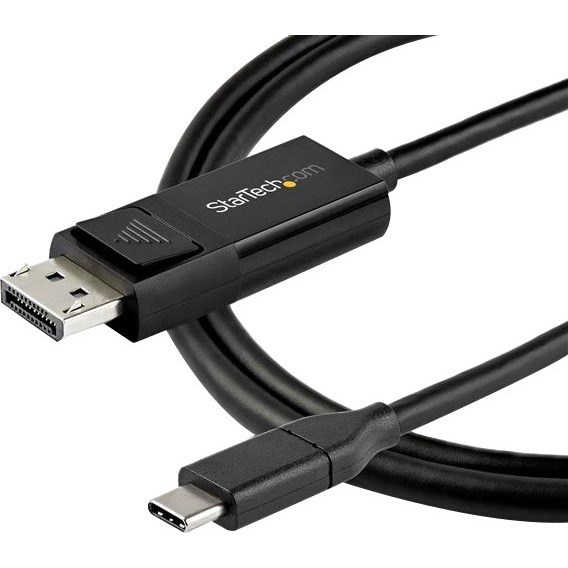 StarTech.com 3ft (1m) USB C to DisplayPort 1.4 Cable 8K 60Hz/4K - Reversible DP to USB-C or USB-C to DP Video Adapter Cable HBR3/HDR/DSC