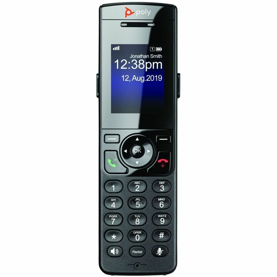 Poly VVX D230 IP Phone - Cordless - Cordless - DECT - Black