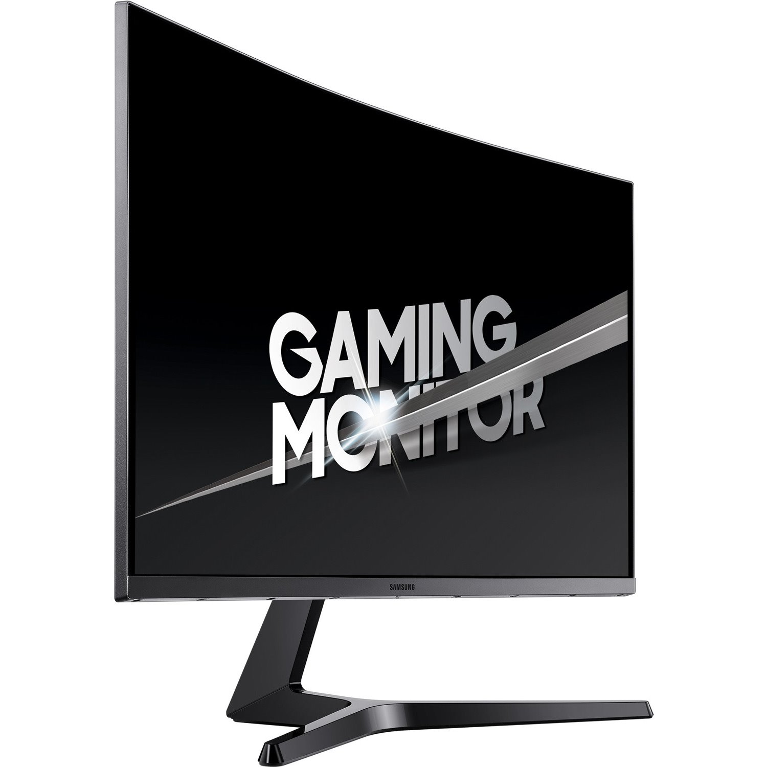 Samsung C27JG54QQE 27" Class WQHD Curved Screen Gaming LCD Monitor - 16:9 - Dark Silver