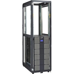 Eaton 9PXM 12kVA 10.8kW 208-240V N+1 Modular Scalable Online Double-Conversion UPS, Hardwired Input / Output, Cybersecure Network Card Included, 21U, TAA
