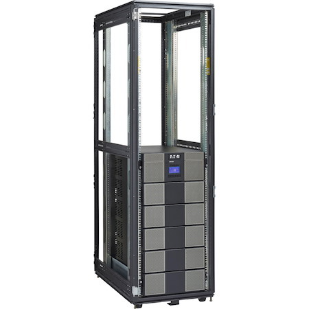 Eaton 9PXM 12kVA 10.8kW 208-240V N+1 Modular Scalable Online Double-Conversion UPS, Hardwired Input / Output, Cybersecure Network Card Included, 21U, TAA