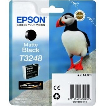 Epson UltraChrome Hi-Gloss2 T3248 Original Inkjet Ink Cartridge - Matte Black - 1 / Pack