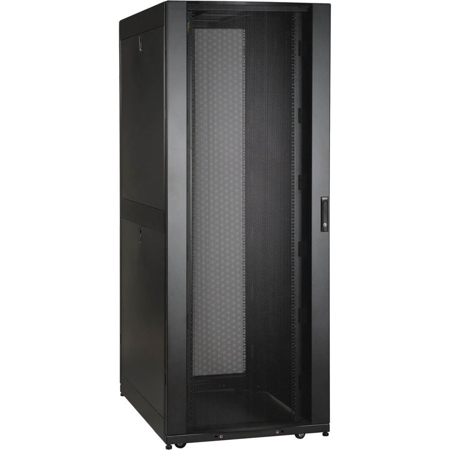 Eaton Tripp Lite Series 45U SmartRack Wide Standard-Depth Rack Enclosure Cabinet with doors & side panels