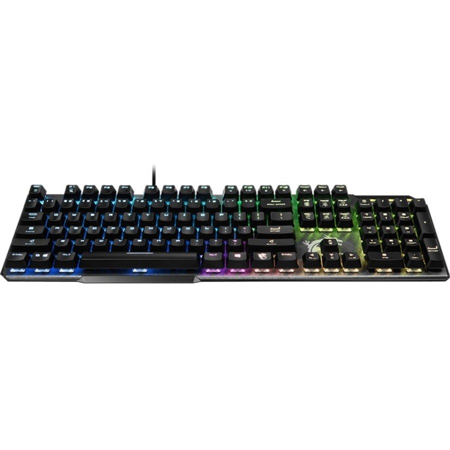 MSI VIGOR GK50 ELITE Gaming Keyboard - Cable Connectivity - USB 2.0 Interface - RGB LED - English (UK)