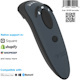 Socket Mobile DuraScan D760 Handheld Barcode Scanner - Wireless Connectivity - Utility Gray