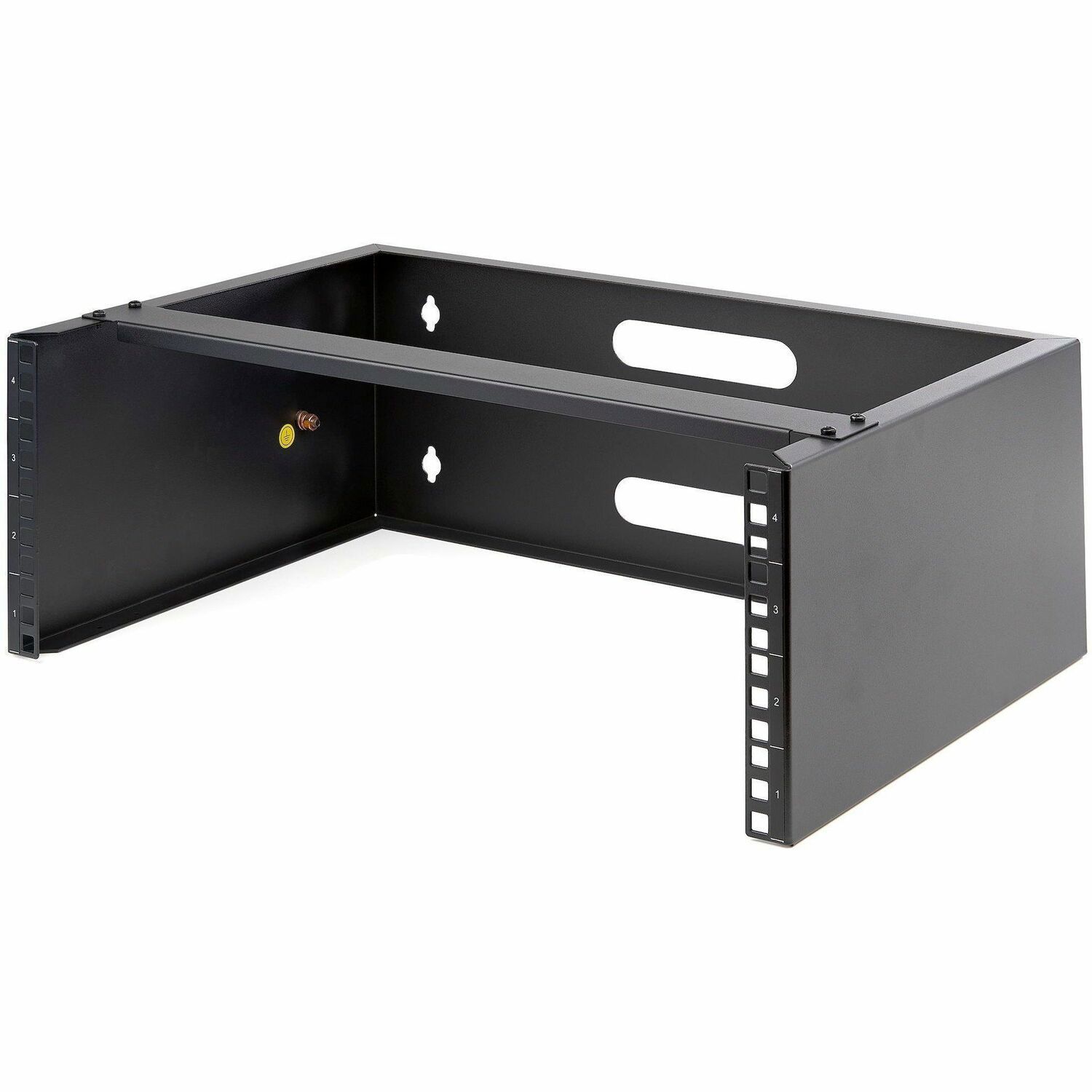 StarTech.com 4U Wall Mount Rack - 19" Wall Mount Bracket voor Netwerk Switches - 35cm Diep (Low Profile) - Wandmontage - Max. 20 kg