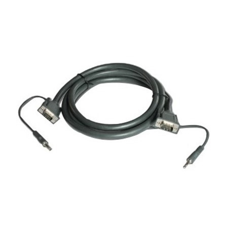 Kramer 15-pin HD (M) to 15-pin HD (M) & 3.5mm Stereo Audio Cable