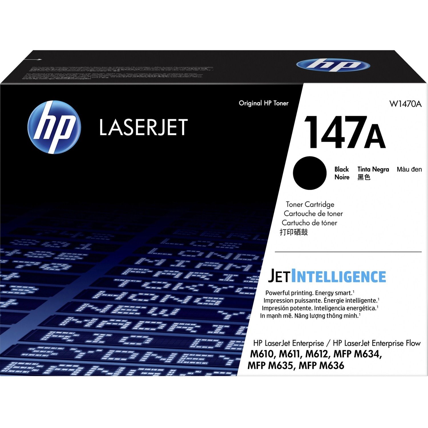 HP 147A Original Laser Toner Cartridge - Black - 1 / Carton