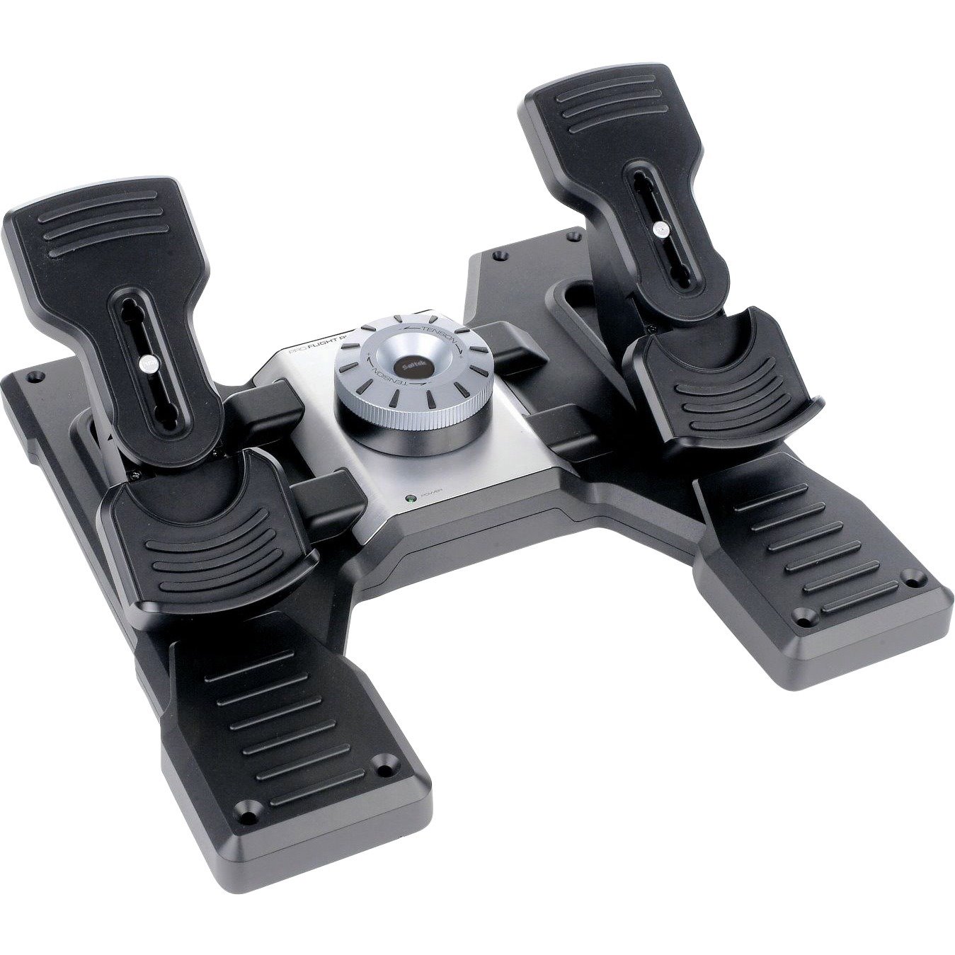 Saitek Flight Rudder Pedals Professional Simulation Rudder Pedals with Toe Brake