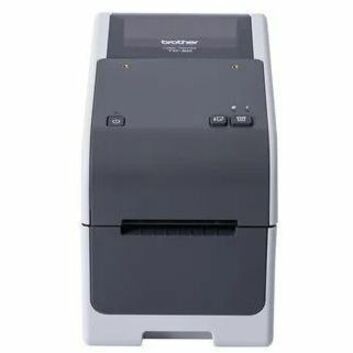 Brother TD-2320D Business, Healthcare, Logistic, Office Direct Thermal Printer - Monochrome - Desktop - Label Print - USB - USB Host - Serial - Wireless LAN - With Cutter