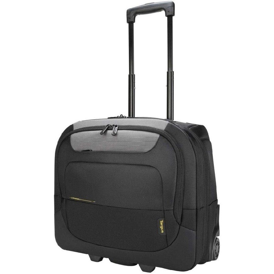 Targus CityGear TCG717GL Carrying Case (Roller) for 39.6 cm (15.6") to 43.9 cm (17.3") Notebook - Black, Grey