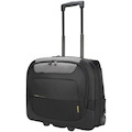 Targus CityGear TCG717GL Carrying Case (Roller) for 38.1 cm (15") to 43.9 cm (17.3") Notebook - Black, Grey