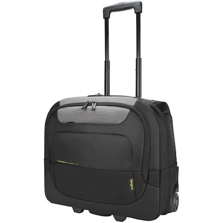 Targus CityGear TCG717GL Carrying Case (Roller) for 38.1 cm (15") to 43.9 cm (17.3") Notebook - Black, Grey
