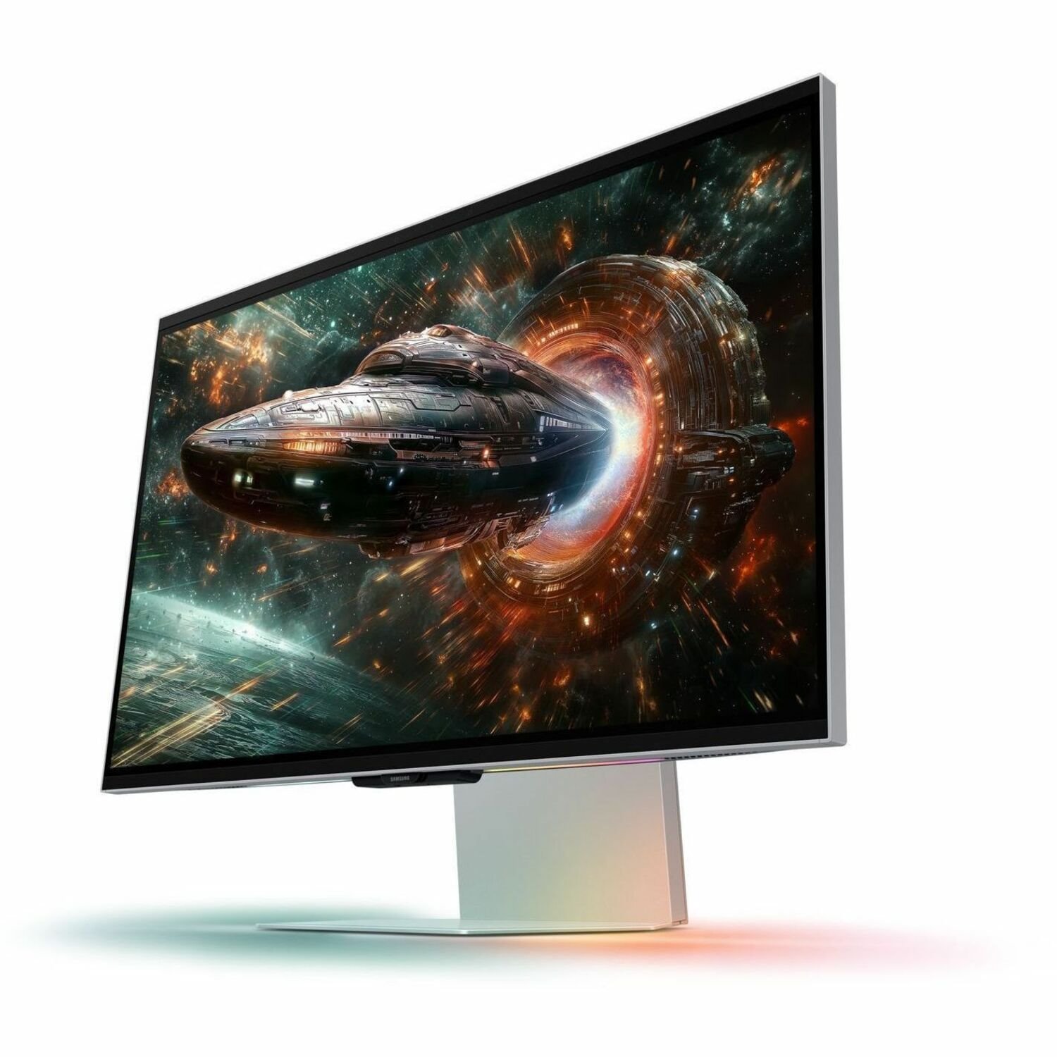 Samsung Odyssey 3D S27FG900XN 27" Class 4K UHD Gaming LCD Monitor - 16:9 - Mercury Silver