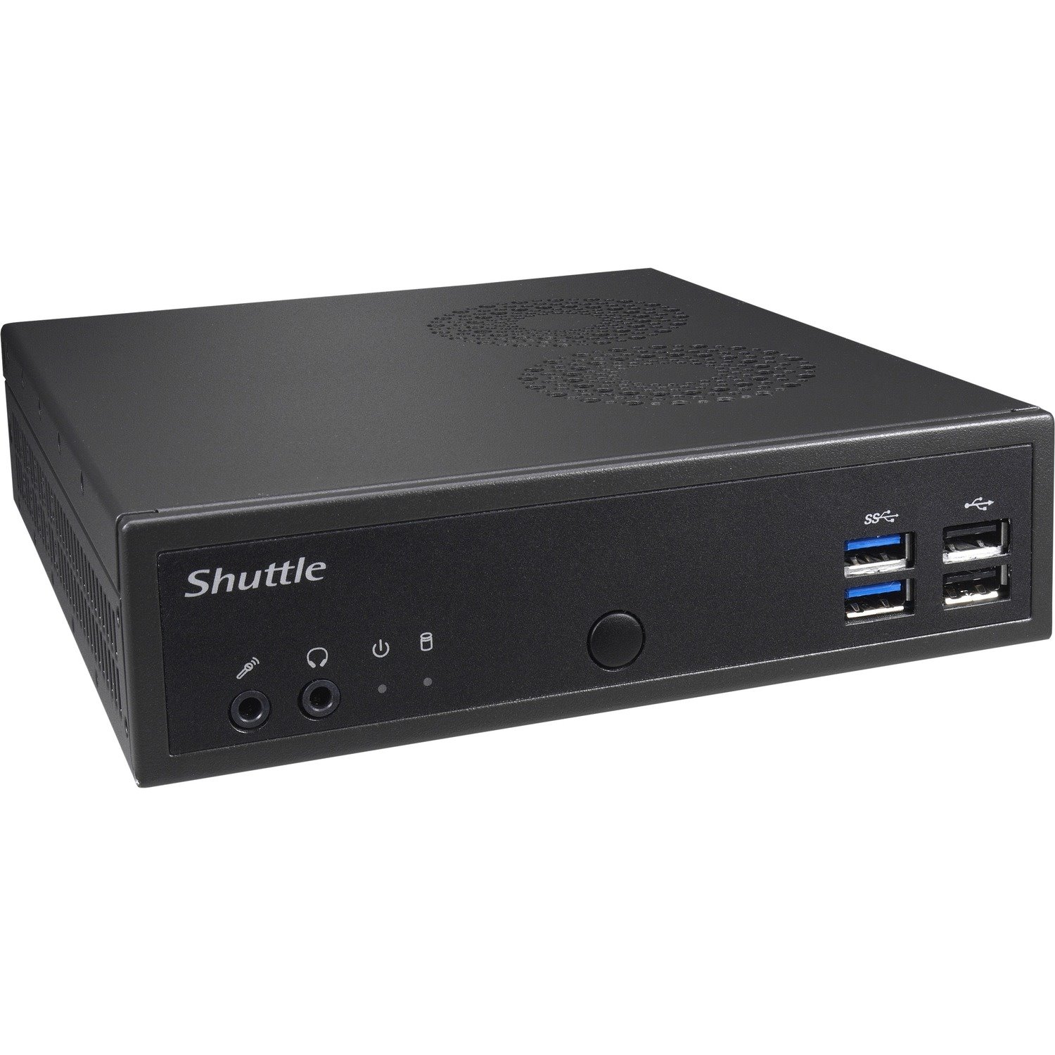 Shuttle XPC slim DH02U5 Desktop Computer - Intel Core i5 7th Gen i5-7200U - 8 GB - 120 GB SSD - Slim PC - Black