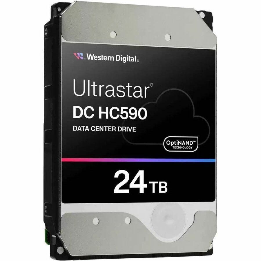 Western Digital Ultrastar DC HC500 WUH722624AL5204 24 TB Hard Drive - 3.5" Internal - SAS (12Gb/s SAS) - Conventional Magnetic Recording (CMR) Method