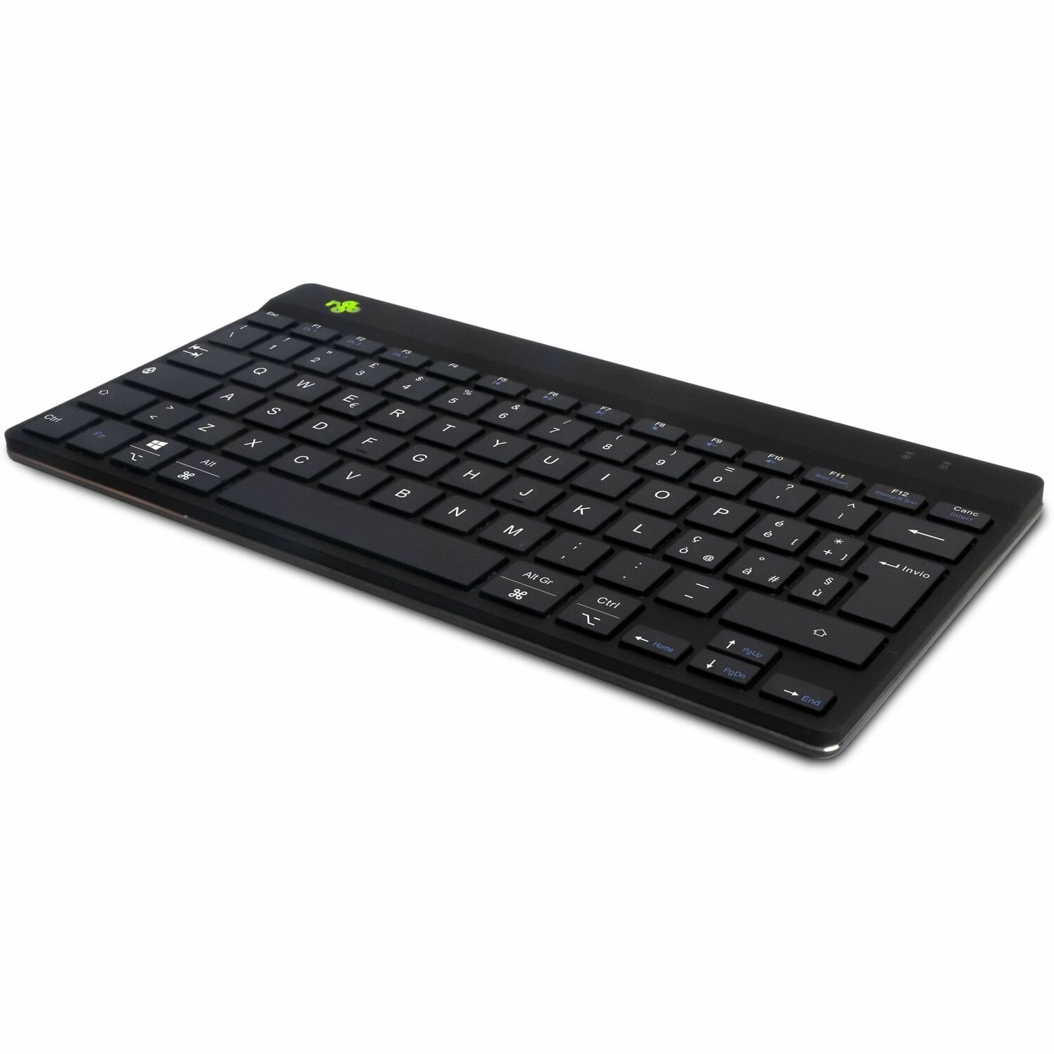 R-Go Compact Break ergonomic keyboard, with break software, Bluetooth 5.0, QWERTY (US) layout, wireless, black
