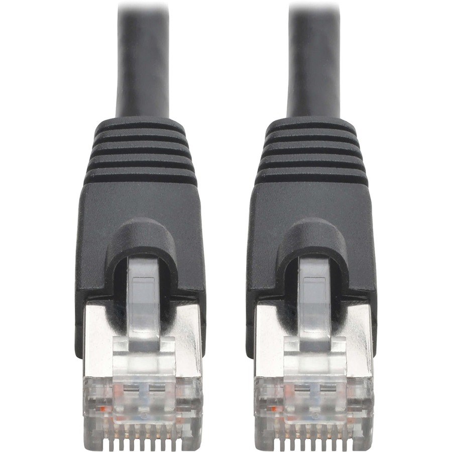 Eaton Tripp Lite Series Cat6a 10G Snagless Shielded STP Ethernet Cable (RJ45 M/M), PoE, Black, 30 ft. (9.14 m)