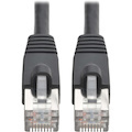 Eaton Tripp Lite Series Cat6a 10G Snagless Shielded STP Ethernet Cable (RJ45 M/M), PoE, Black, 30 ft. (9.14 m)