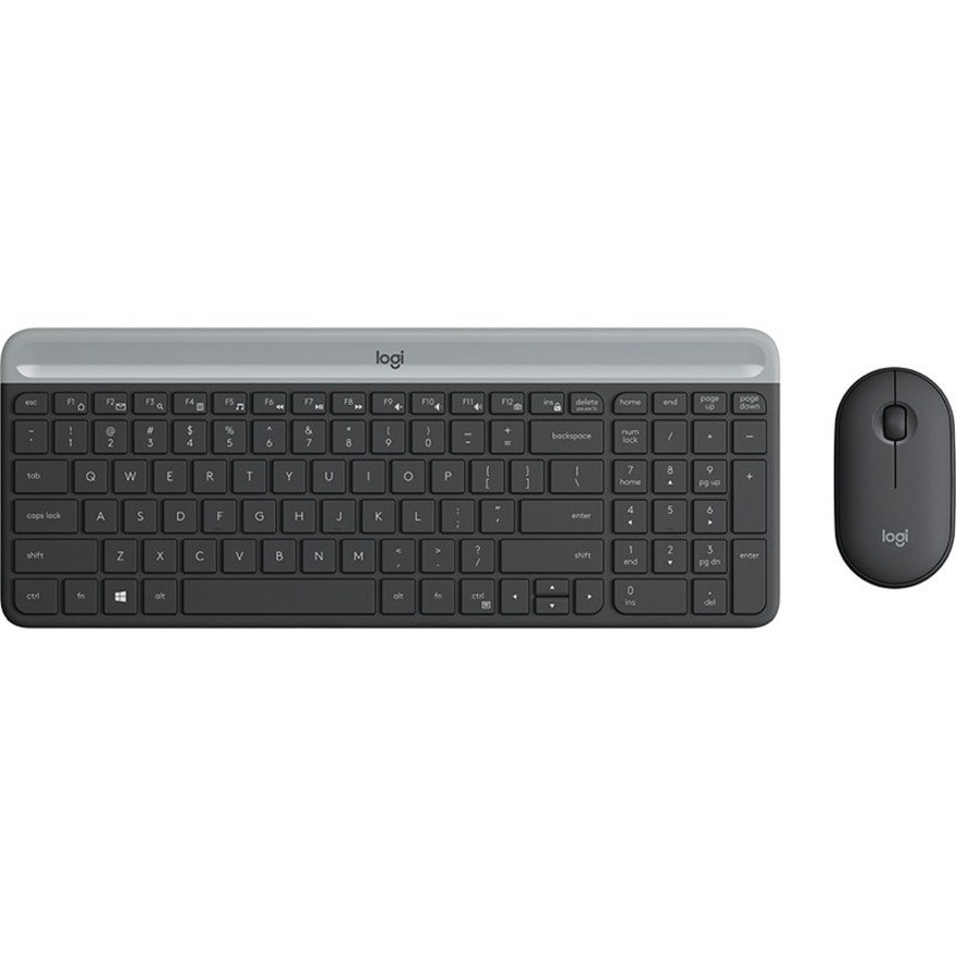 Logitech Slim MK470 Keyboard & Mouse - English (UK)