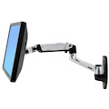 Ergotron Mounting Arm for LCD Monitor, Monitor, TV - Polished Aluminum