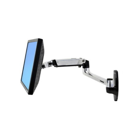 Ergotron Mounting Arm for LCD Monitor, Monitor, TV - Polished Aluminum