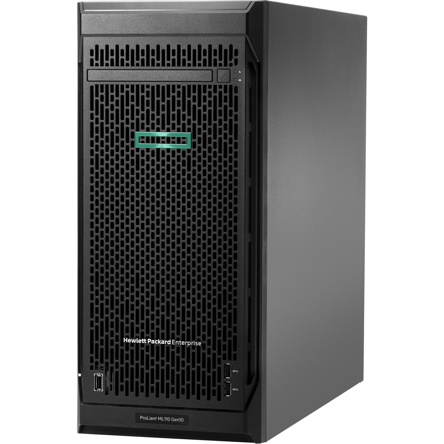 HPE ProLiant ML110 G10 4.5U Tower Server - 1 x Intel Xeon Silver 4210R 2.40 GHz - 16 GB RAM - Serial ATA/600, 12Gb/s SAS Controller