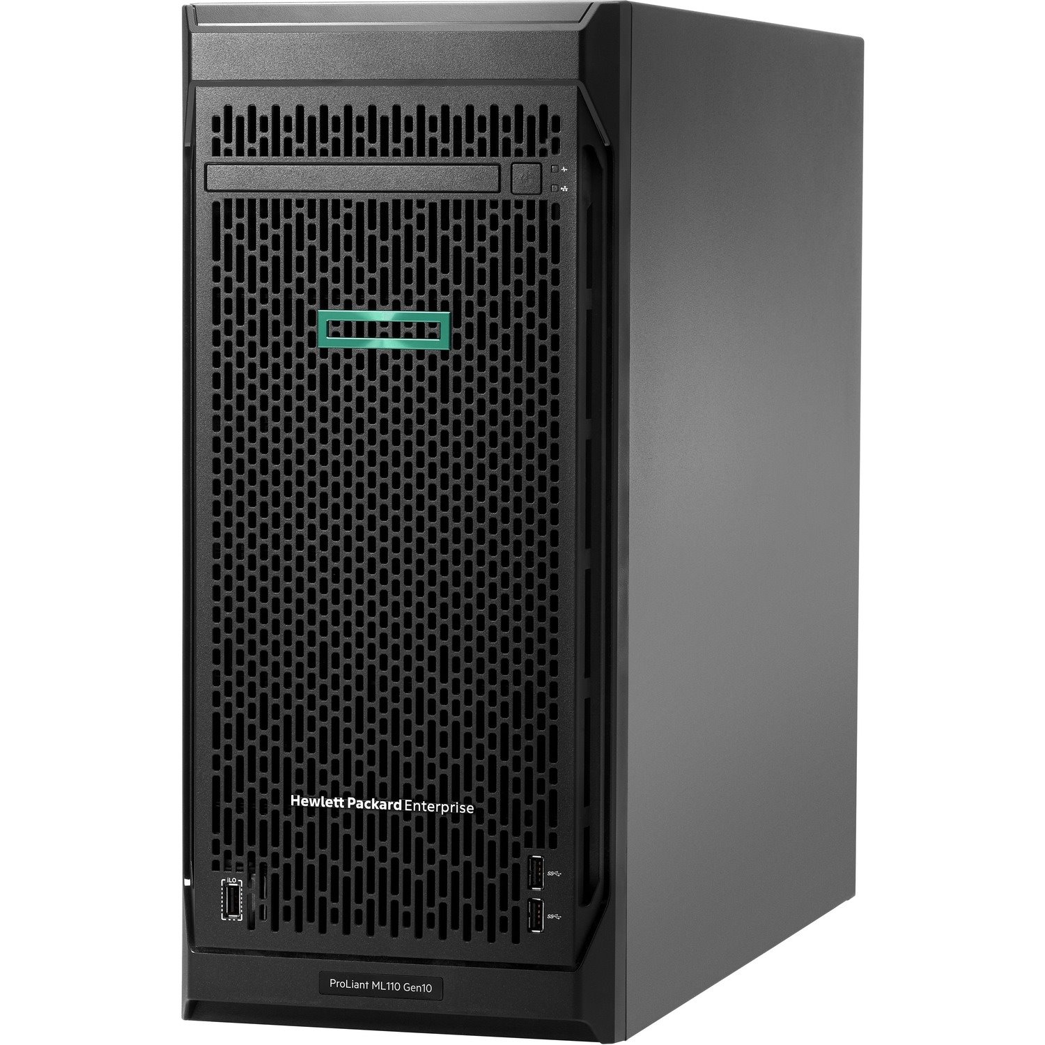 HPE ProLiant ML110 G10 4.5U Tower Server - 1 Xeon Silver 4210R 2.40 GHz - 16 GB RAM - Serial ATA/600, 12Gb/s SAS Controller