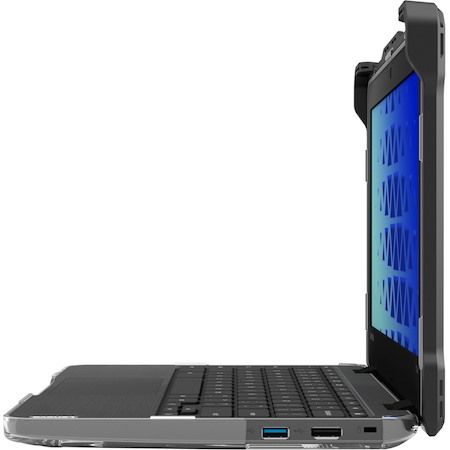 MAXCases Extreme Shell-L for Lenovo 100e G3 Chromebook 11" (Black/Clear)