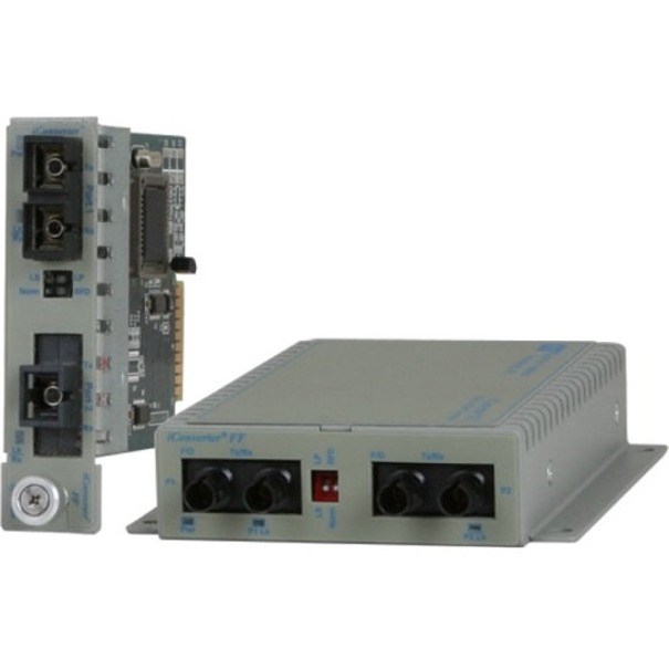 Omnitron Systems Gigabit Fiber-to-Fiber Managed Media Converter