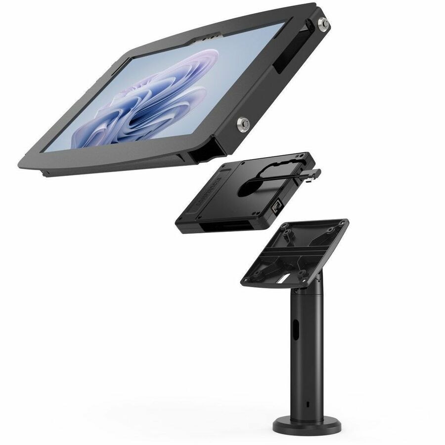 Compulocks Surface Pro 8-9 Space Enclosure Tilting Stand 8" Plus Hub