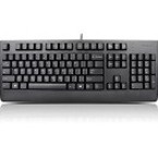 Lenovo Preferred Pro Keyboard - Cable Connectivity - USB 2.0 Interface - French, Belgian - QWERTY Layout - Black