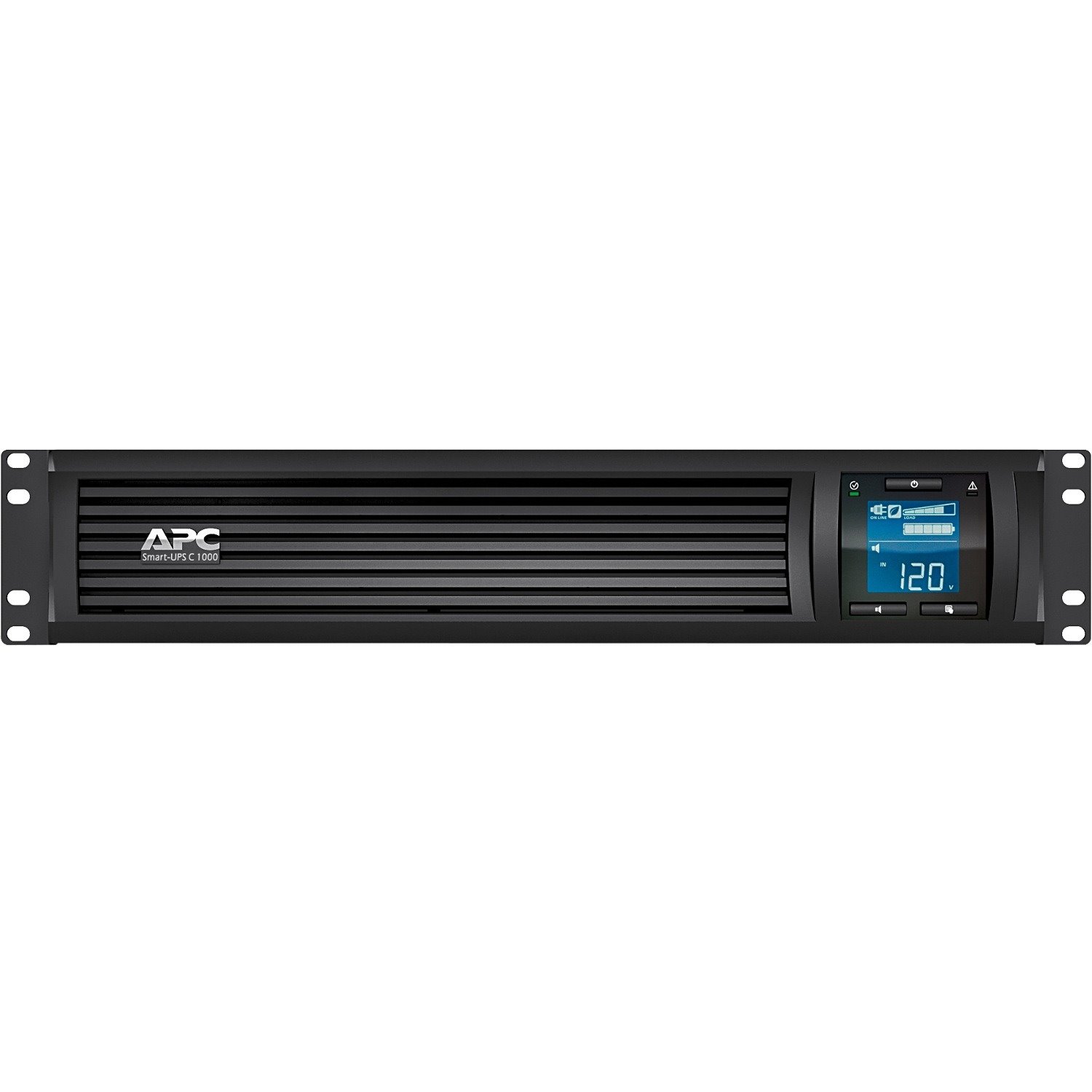 APC Smart-UPS C, Line Interactive, 1000VA, Rackmount 2U, 120V, 6x NEMA 5-15R outlets, SmartConnect port, USB and Serial communication, AVR,Graphic LCD