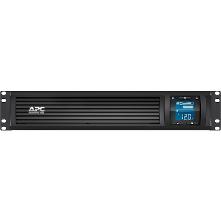 APC Smart-UPS C, Line Interactive, 1000VA, Rackmount 2U, 120V, 6x NEMA 5-15R outlets, SmartConnect port, USB and Serial communication, AVR,Graphic LCD