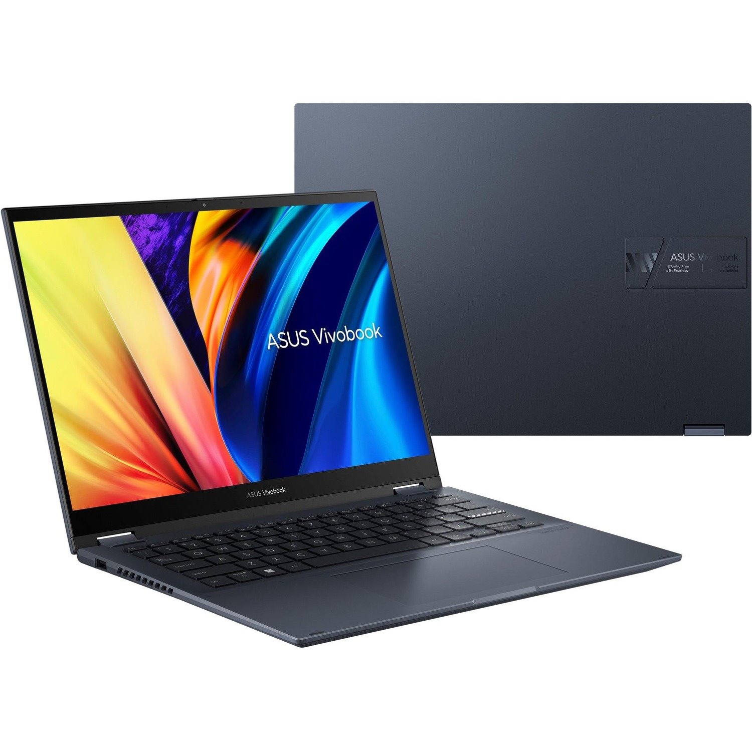 Asus Vivobook S 14 Flip TP3402 TP3402ZA-DB51T 14" Touchscreen Convertible Notebook - WUXGA - Intel Core i5 12th Gen i5-12500H - 8 GB - 512 GB SSD - Quiet Blue