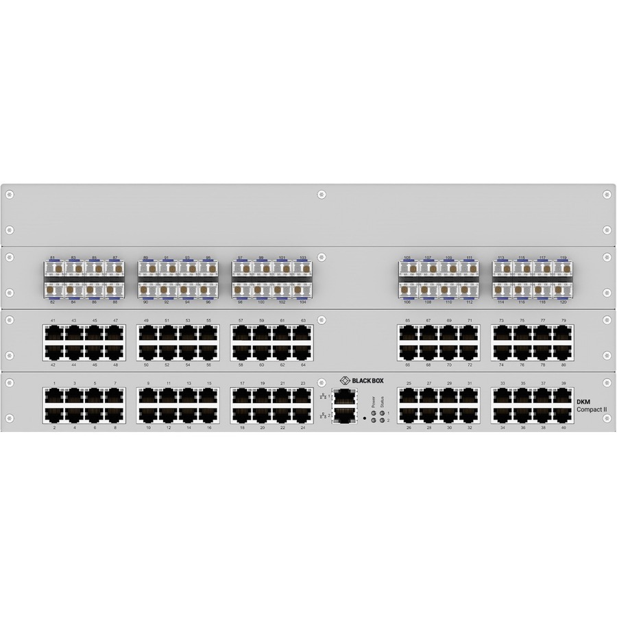 Black Box DKM Compact II KVM Matrix Switch - CATx, Fiber