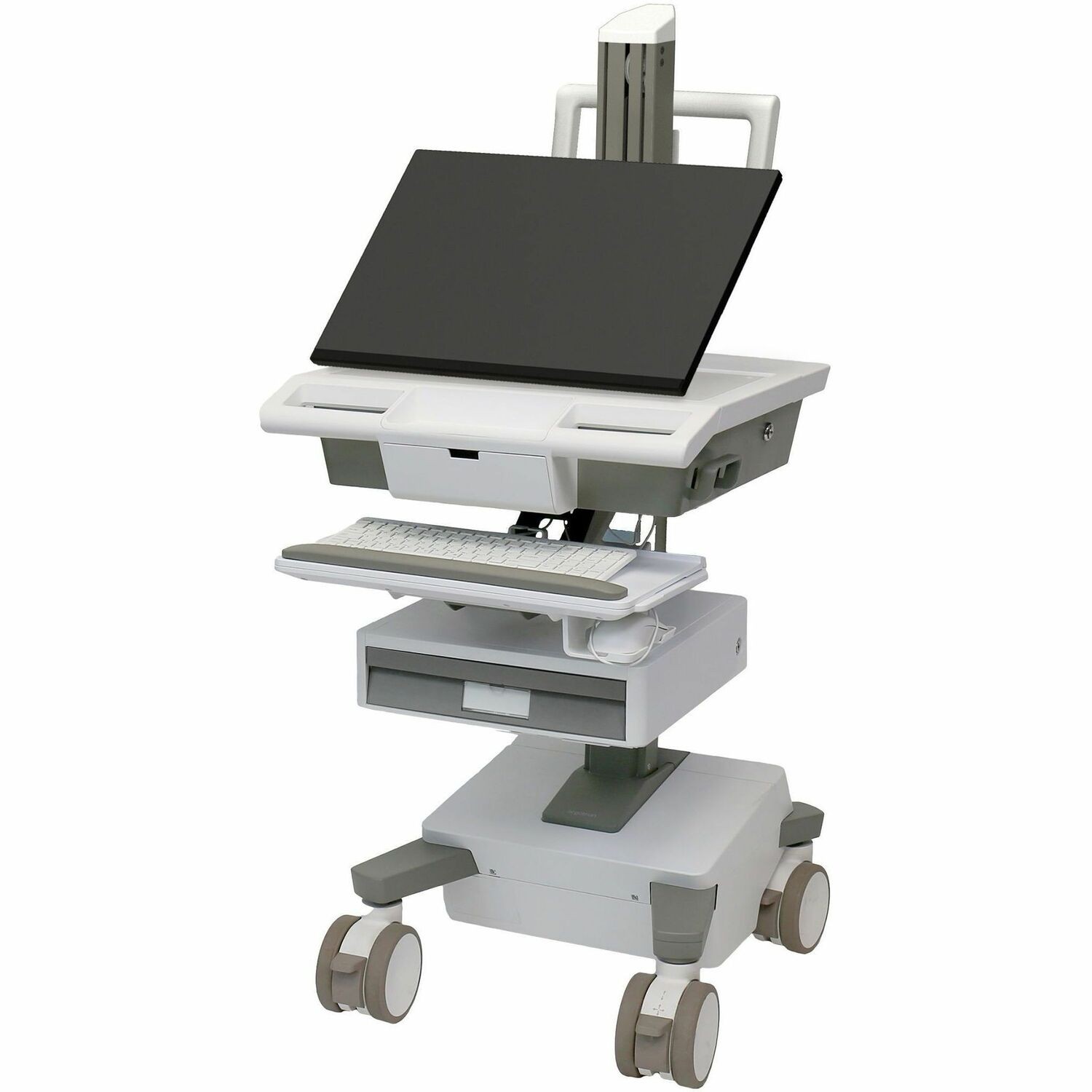 Ergotron Mosaic™ LCD Cart with Flex Arm, Tier 1 Std 1