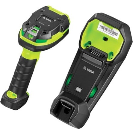 Zebra LI3678 Handheld Barcode Scanner - Wireless Connectivity - Industrial Green