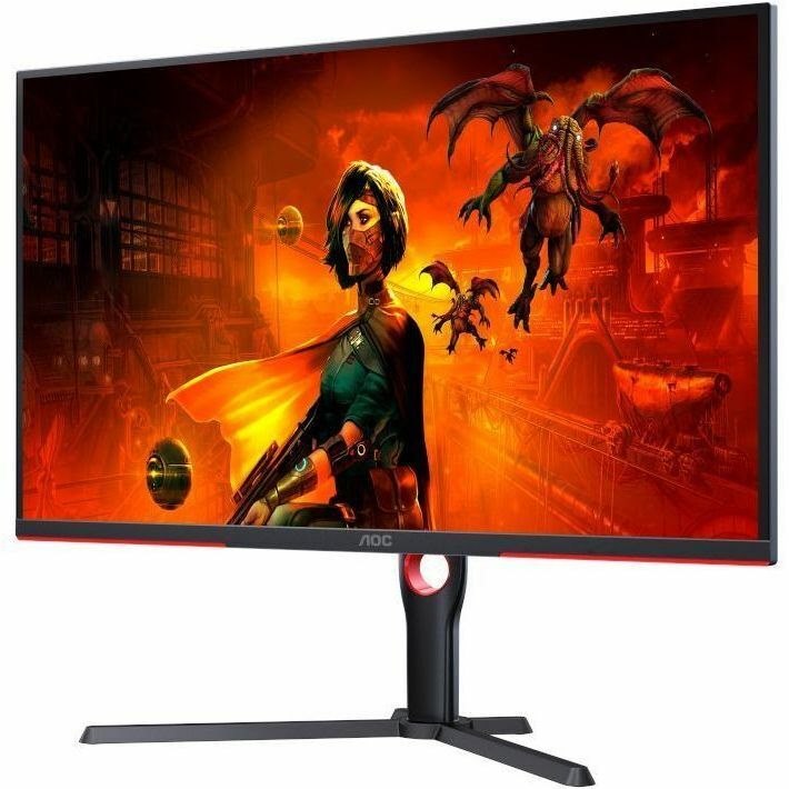 AOC AGON U32G3X 35" Class 4K UHD Gaming LED Monitor - 16:9 - Black, Red