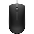 Dell MS116 Mouse - USB - Optical - 3 Button(s) - Black