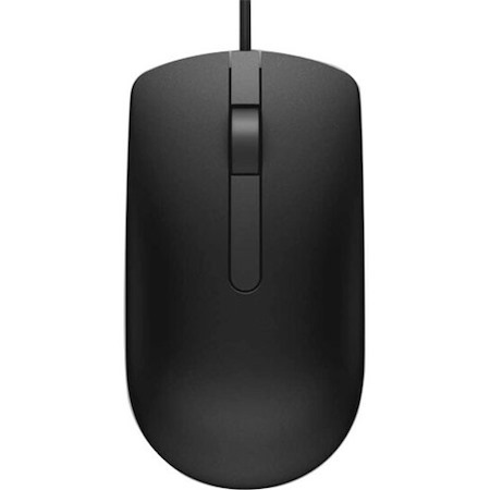 Dell MS116 Mouse - USB - Optical - 3 Button(s) - Black