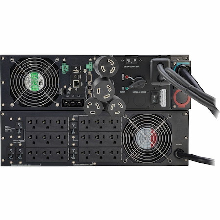 Eaton Tripp Lite Series SmartOnline 6000VA 5400W 120/208V Online Double-Conversion UPS with Stepdown Transformer and Maintenance Bypass - 5-20R/L6-20R/L6-30R Outlets, L6-30P Input, Network Card Included, Extended Run, 6U