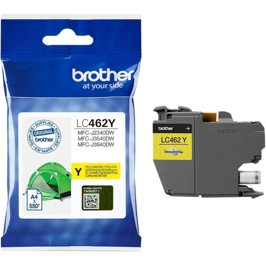 Brother LC462Y Original Inkjet Ink Cartridge - Single Pack - Yellow - 1 Piece